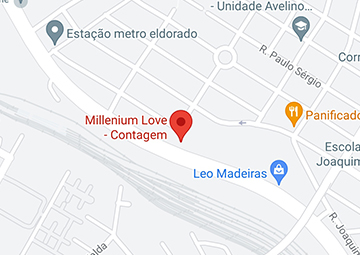 Mapa do Millenium Love II - Contagem
